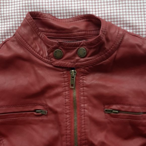 BUTTERY SOFT FAUX LEATHER JACKET - Picture 3 of 9